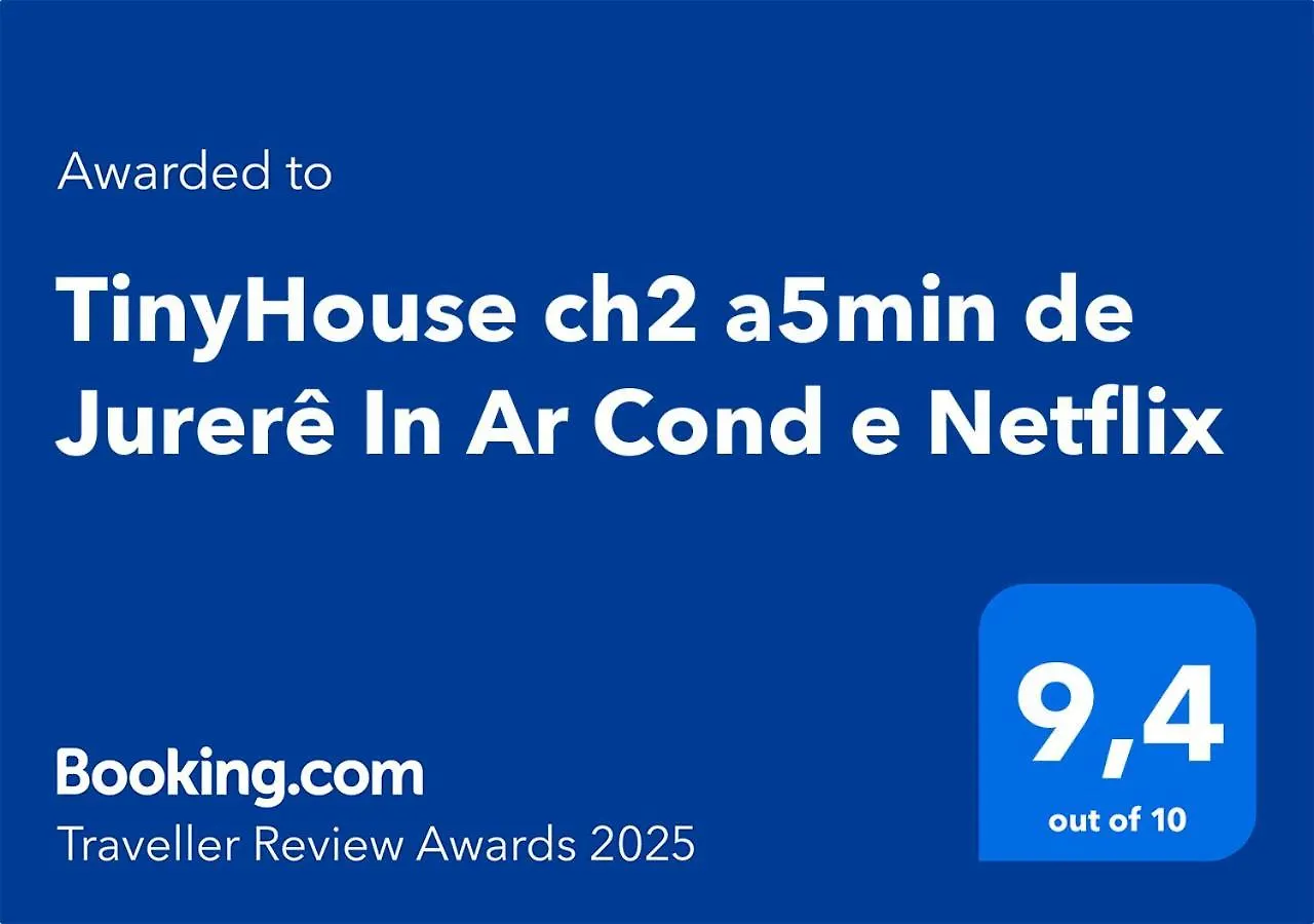 Tinyhouse Ch2 A5Min De Jurere In Ar Cond E Netflix Villa Florianópolis